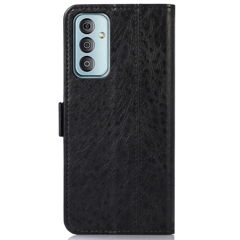 Custodia in pelle Samsung Galaxy M13 Classico Stilizzato