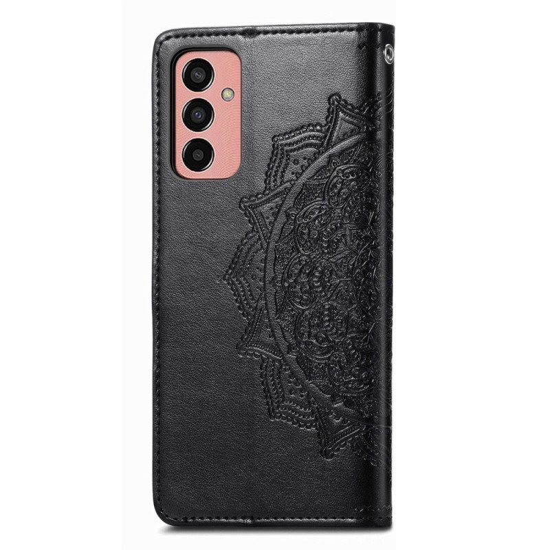 Custodia in pelle Samsung Galaxy M13 Mandala D'epoca