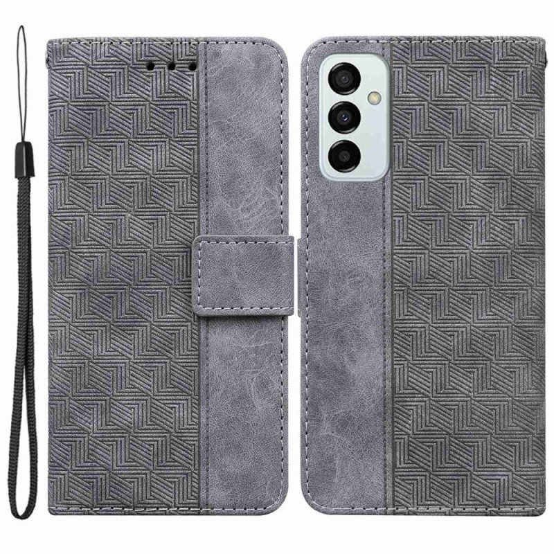 Custodia in pelle Samsung Galaxy M13 Modello Con Cinturino