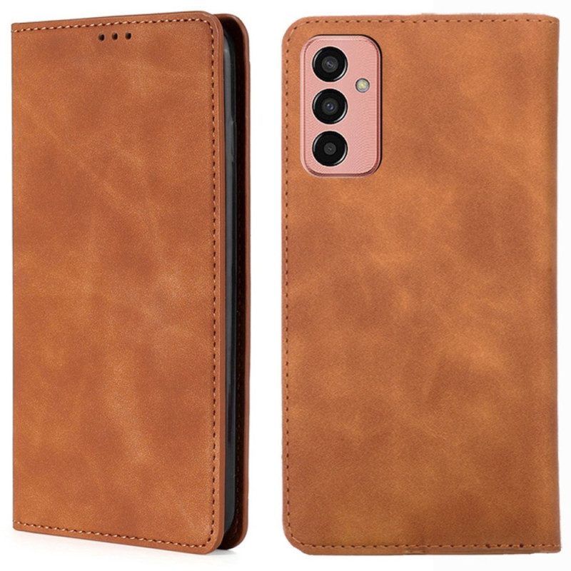 Folio Cover Samsung Galaxy M13 Custodia in pelle Dolcezza Classica