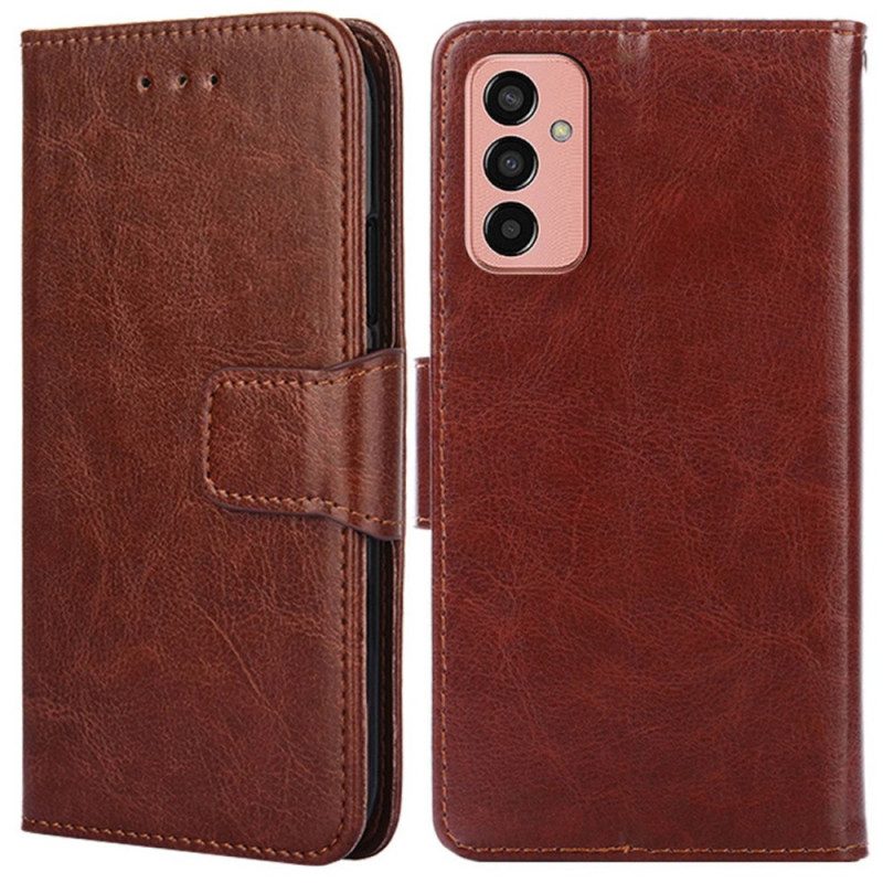 Folio Cover Samsung Galaxy M13 Ecopelle Retrò