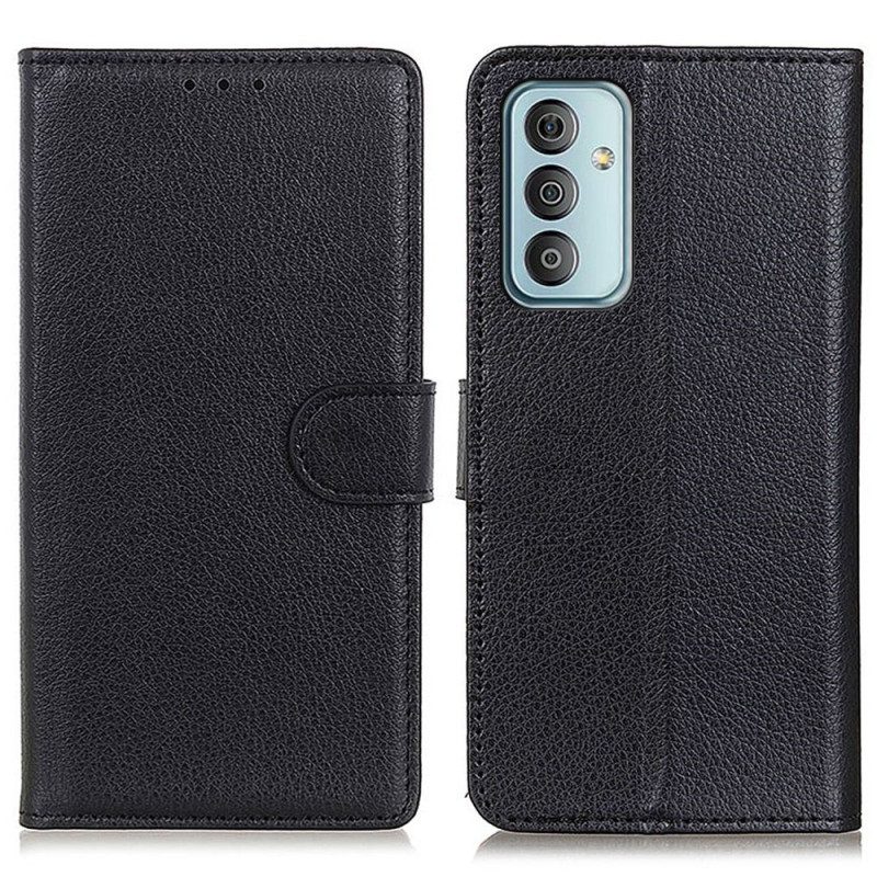 Folio Cover Samsung Galaxy M13 Ecopelle Tradizionale