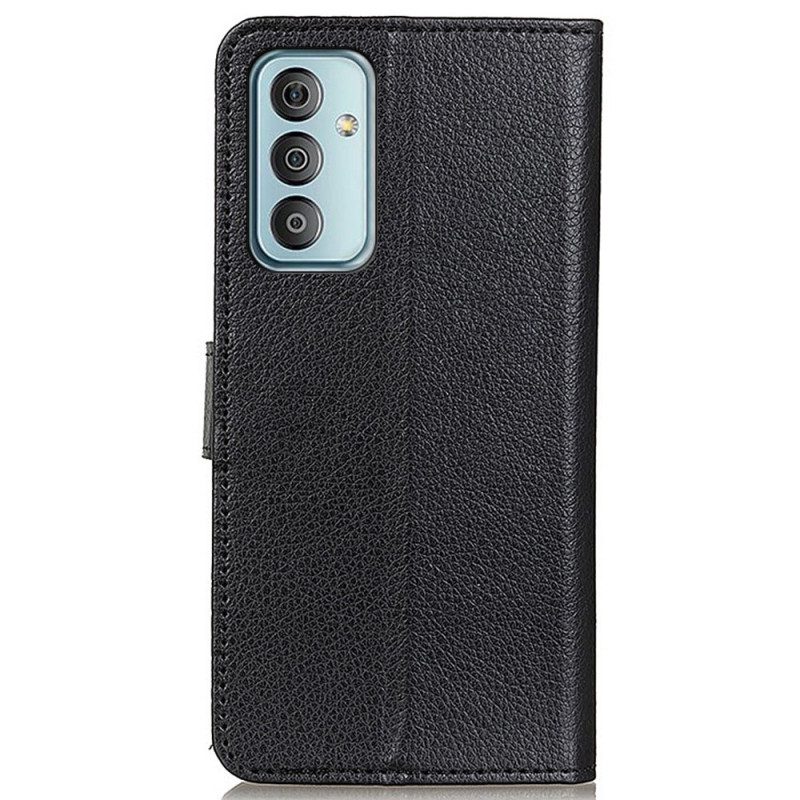 Folio Cover Samsung Galaxy M13 Ecopelle Tradizionale