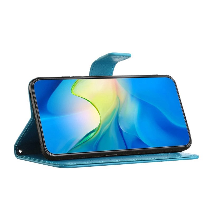 Folio Cover Samsung Galaxy M13 Fiori Strappy