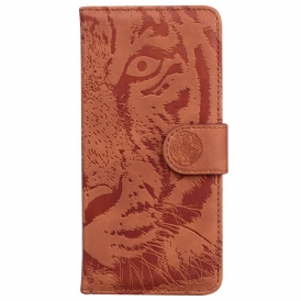 Folio Cover Samsung Galaxy M13 Impronta Di Tigre