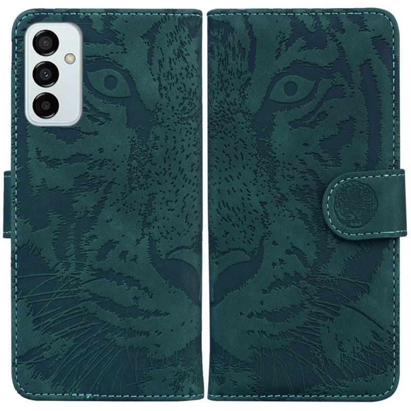 Folio Cover Samsung Galaxy M13 Impronta Di Tigre