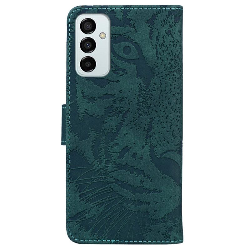 Folio Cover Samsung Galaxy M13 Impronta Di Tigre