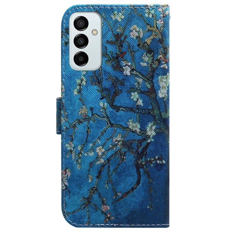 Folio Cover Samsung Galaxy M13 Rami Fioriti