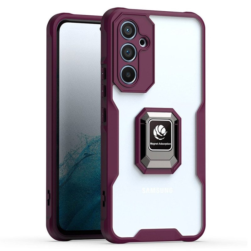 Cover Samsung Galaxy A54 5G Design Con Staffa Ad Anello