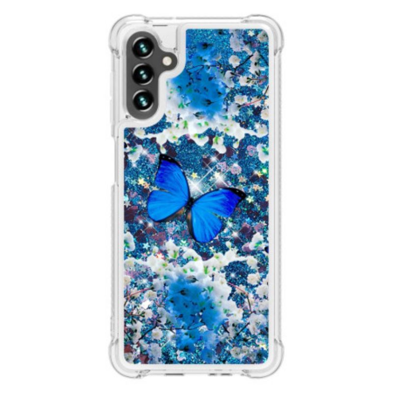 Cover Samsung Galaxy A54 5G Farfalle Di Paillettes