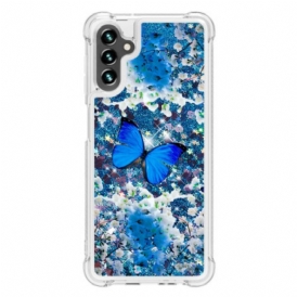 Cover Samsung Galaxy A54 5G Farfalle Di Paillettes