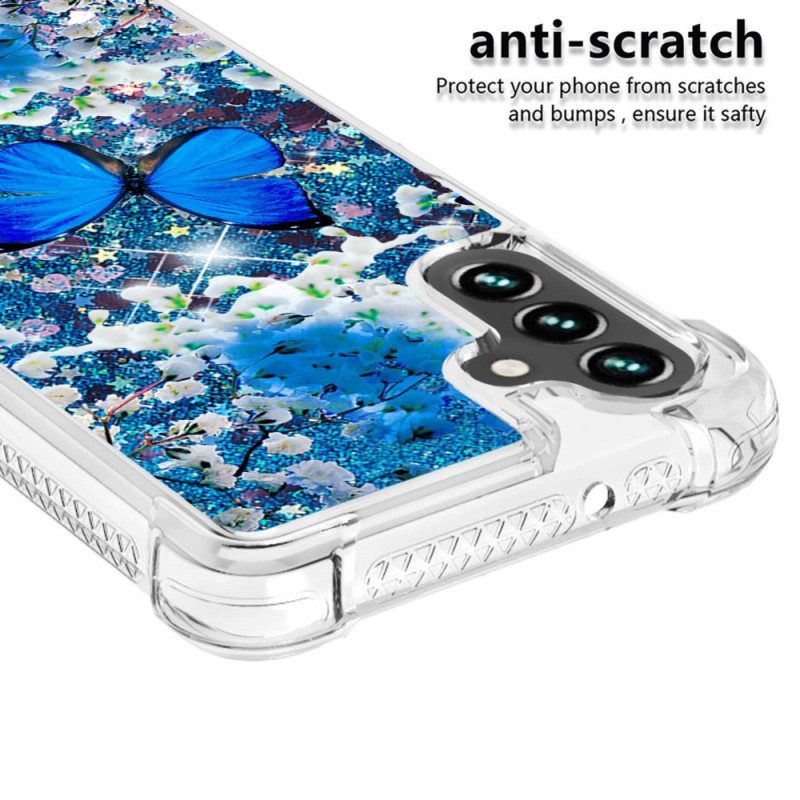 Cover Samsung Galaxy A54 5G Farfalle Di Paillettes