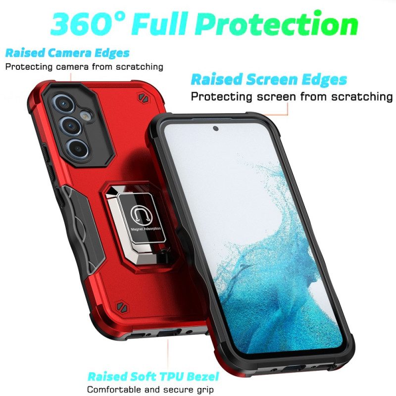 Cover Samsung Galaxy A54 5G Metallo Di Supporto Dell'anello