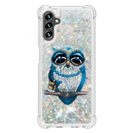 Cover Samsung Galaxy A54 5G Paillettes Signorina Gufo