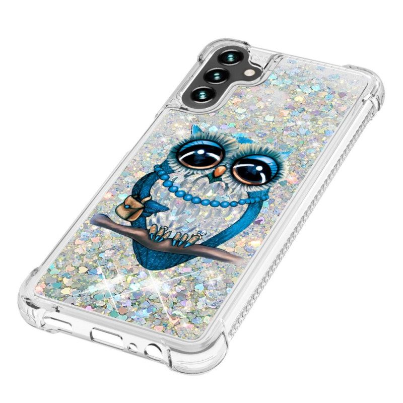 Cover Samsung Galaxy A54 5G Paillettes Signorina Gufo