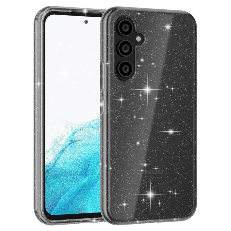 Cover Samsung Galaxy A54 5G Paillettes Trasparenti