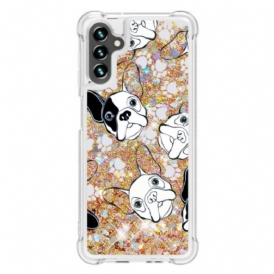 Cover Samsung Galaxy A54 5G Signor Cane Paillettes