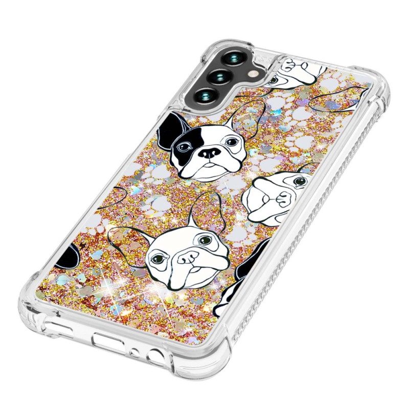 Cover Samsung Galaxy A54 5G Signor Cane Paillettes