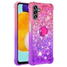 Cover Samsung Galaxy A54 5G Staffa Ad Anello Glitterata