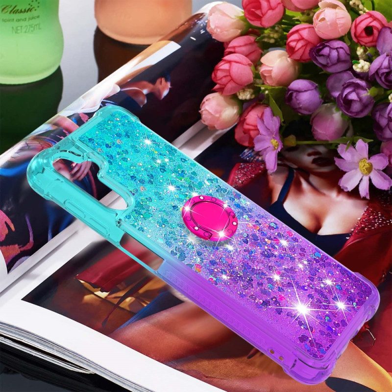 Cover Samsung Galaxy A54 5G Staffa Ad Anello Glitterata