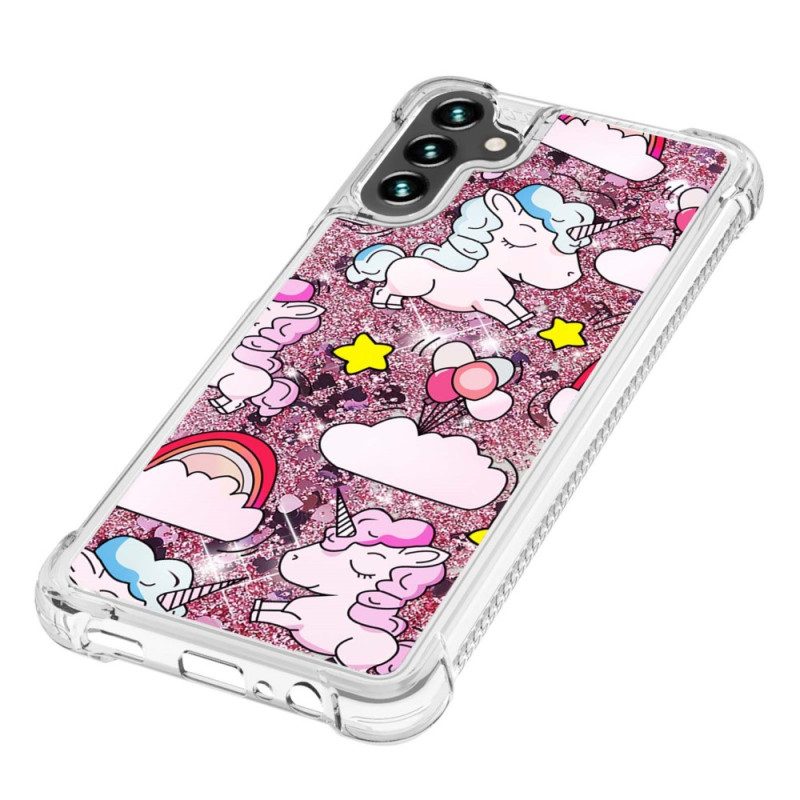 Cover Samsung Galaxy A54 5G Unicorni Glitterati