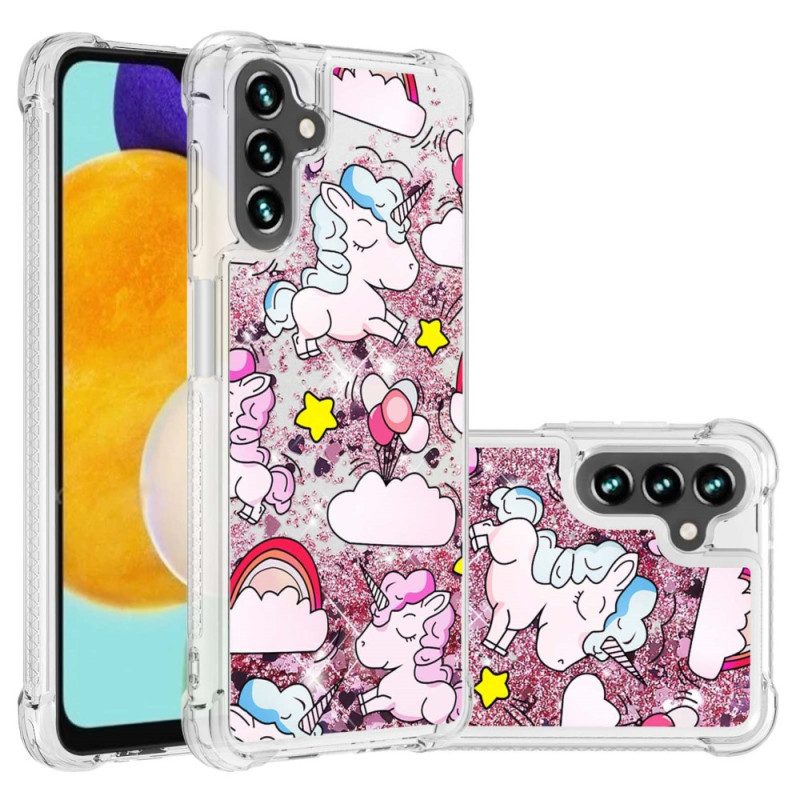 Cover Samsung Galaxy A54 5G Unicorni Glitterati