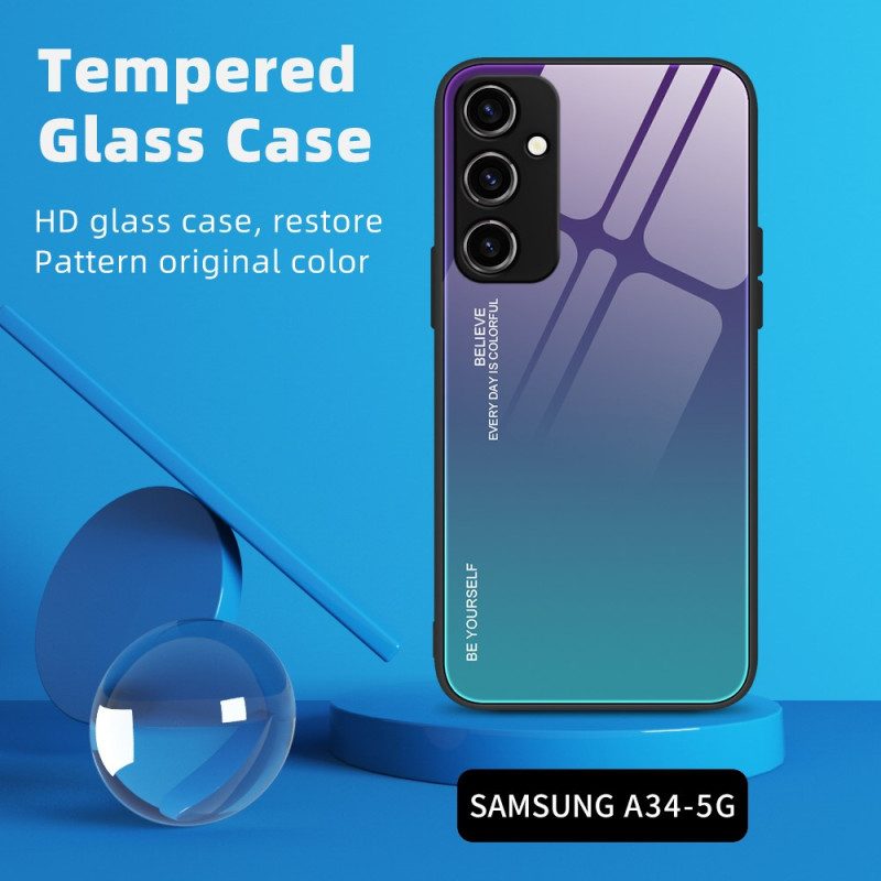 Cover Samsung Galaxy A54 5G Vetro Temperato Sii Te Stesso