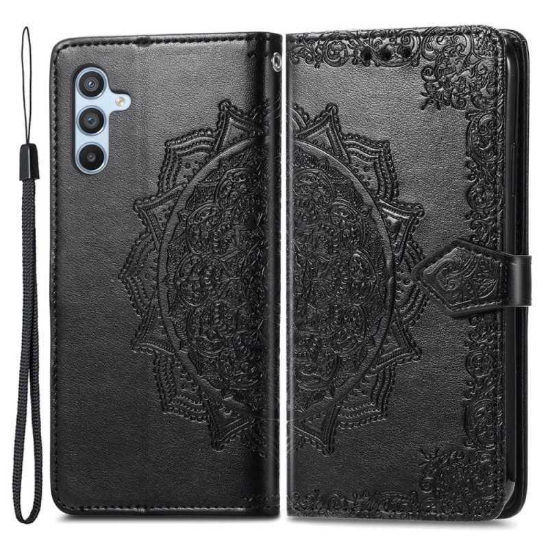 Custodia in pelle Samsung Galaxy A54 5G Barocco-mandala