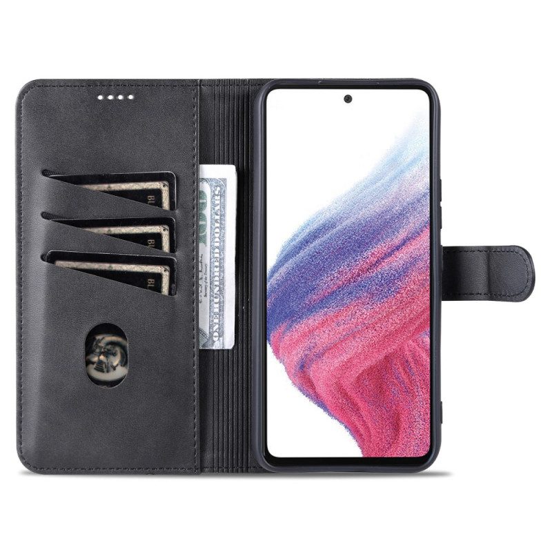 Custodia in pelle Samsung Galaxy A54 5G Ecopelle Azns