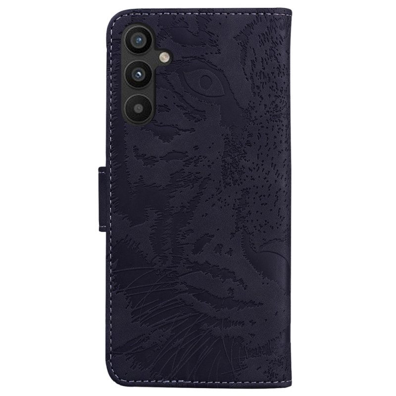 Custodia in pelle Samsung Galaxy A54 5G Tigre