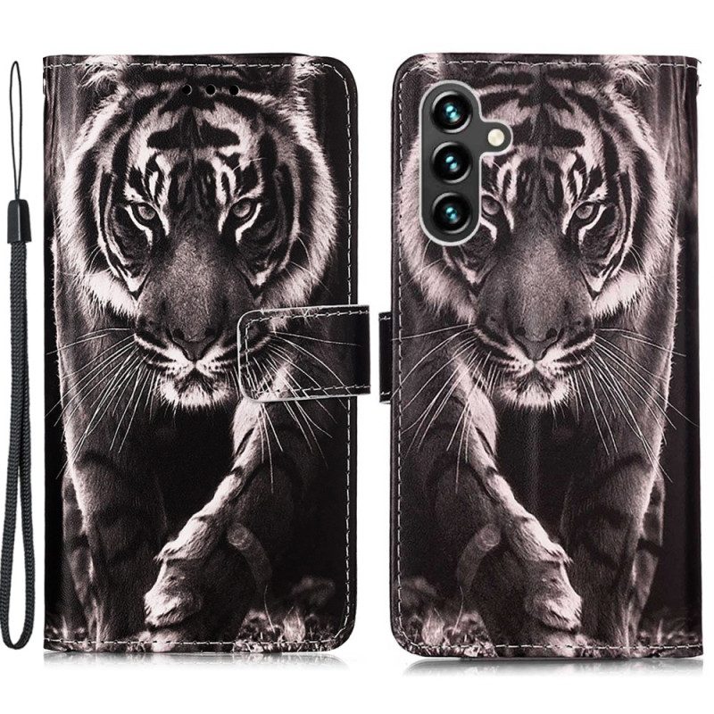 Custodia in pelle Samsung Galaxy A54 5G La Tigre Perizoma