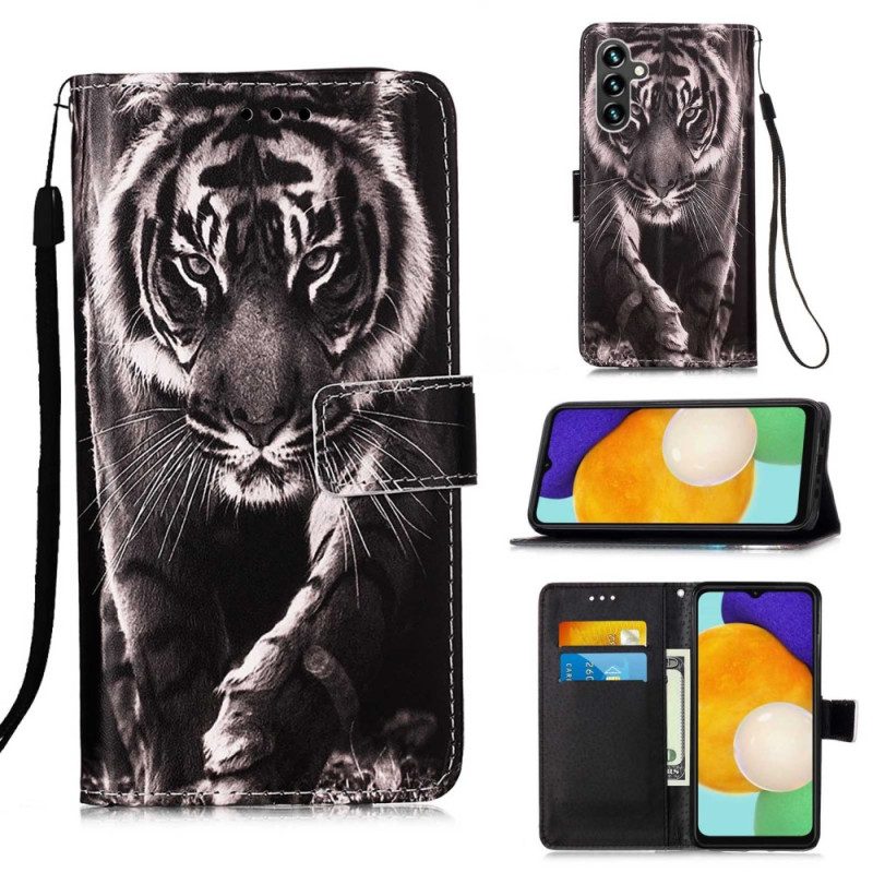 Custodia in pelle Samsung Galaxy A54 5G La Tigre Perizoma