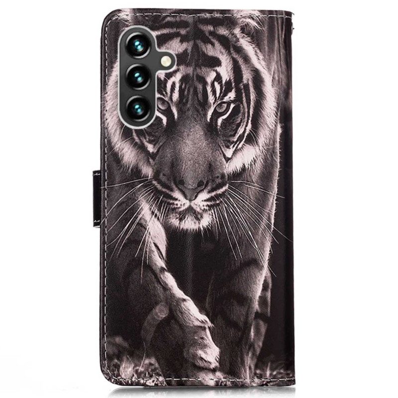 Custodia in pelle Samsung Galaxy A54 5G La Tigre Perizoma