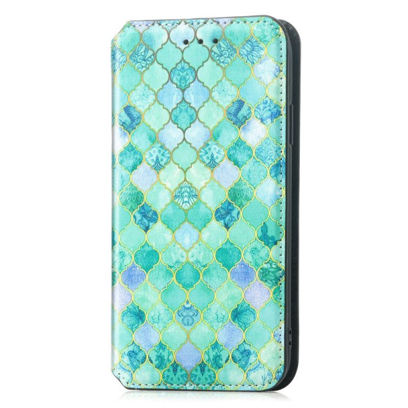 Folio Cover Samsung Galaxy A54 5G Custodia in pelle Caseneo Rfid