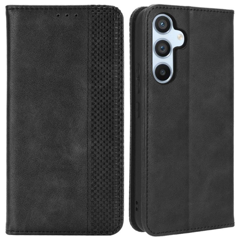 Folio Cover Samsung Galaxy A54 5G Custodia in pelle Stile Stilizzato In Pelle