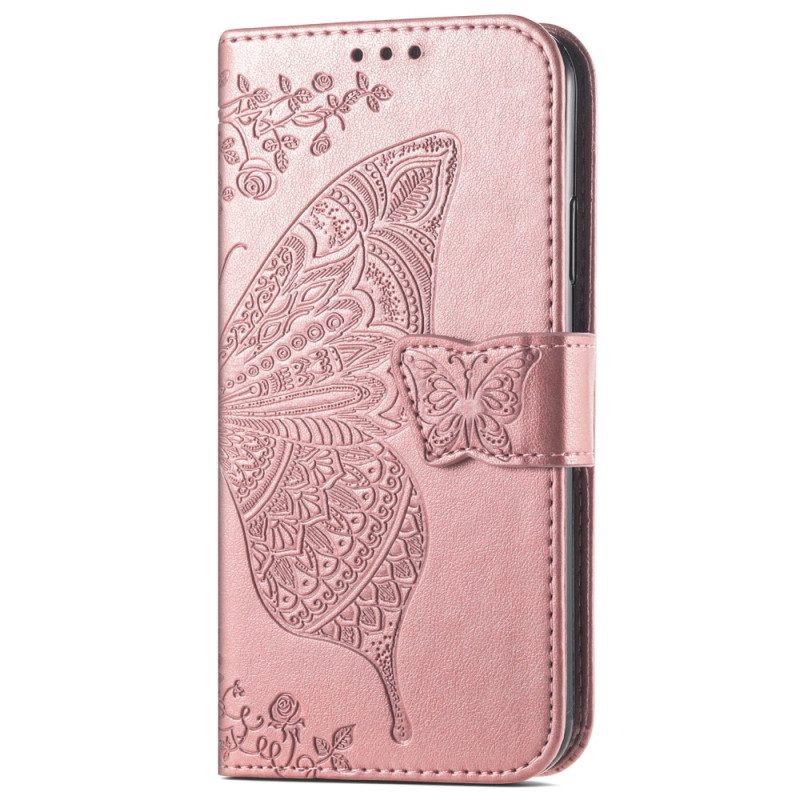 Folio Cover Samsung Galaxy A54 5G Farfalla Barocca