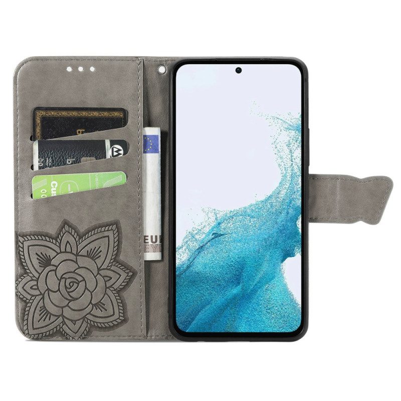 Folio Cover Samsung Galaxy A54 5G Farfalla Barocca