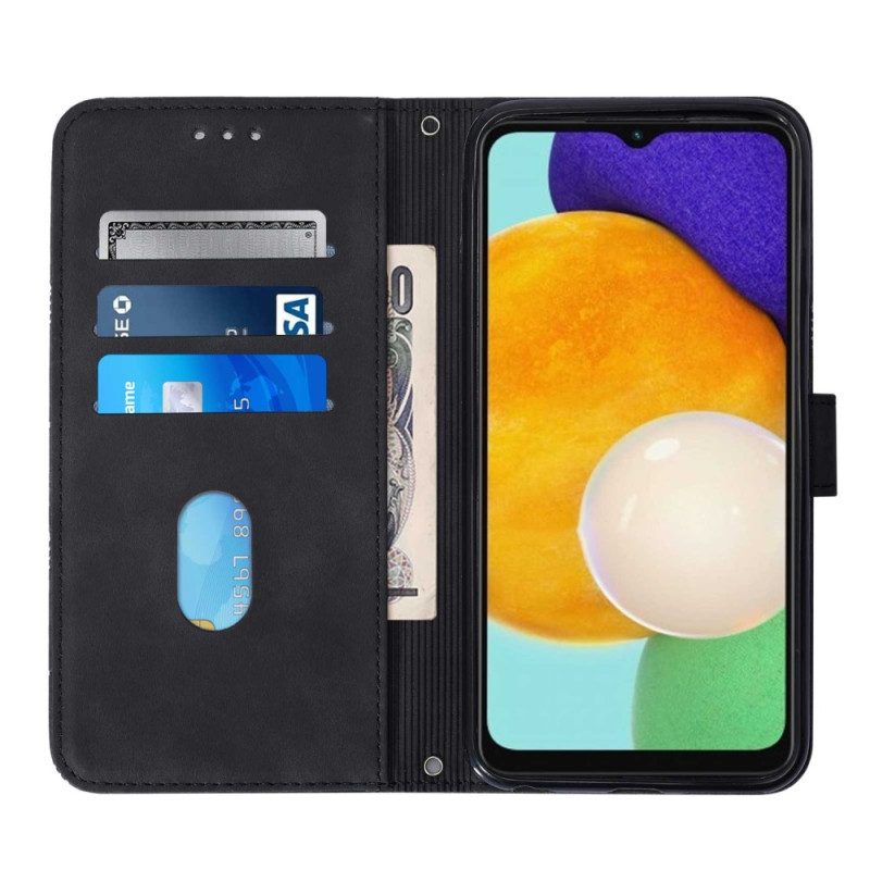 Folio Cover Samsung Galaxy A54 5G Triangoli Di Cinturino