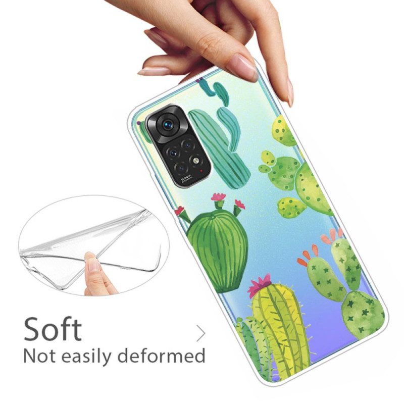 Cover Xiaomi Redmi Note 11 / 11S Cactus Dell'acquerello