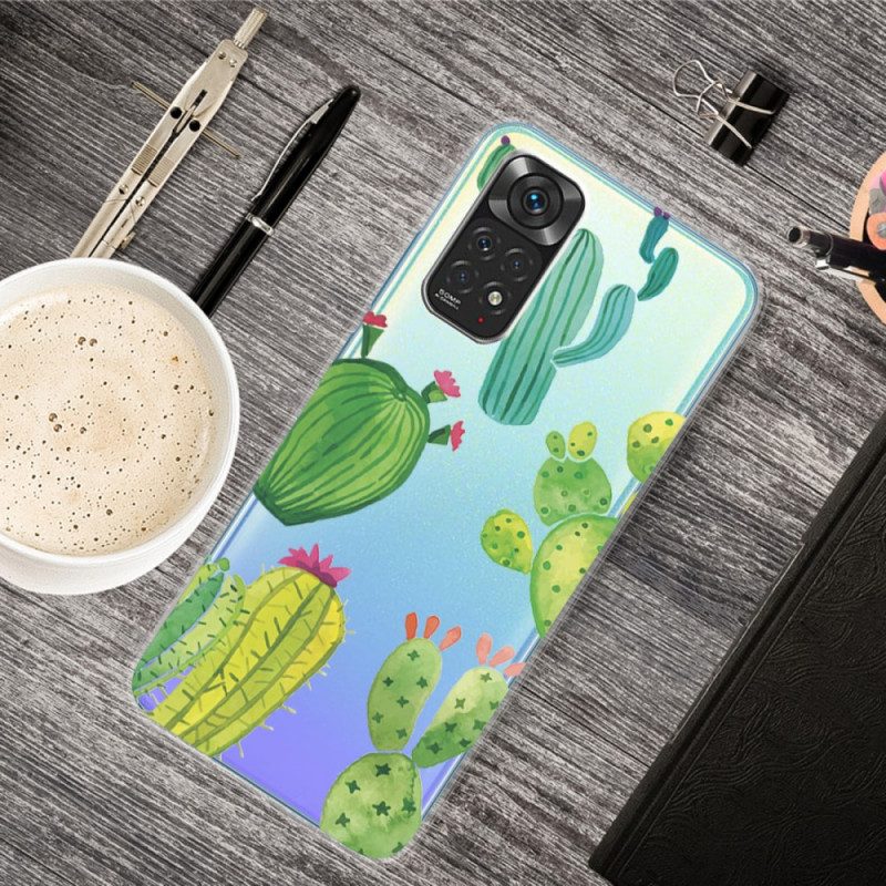 Cover Xiaomi Redmi Note 11 / 11S Cactus Dell'acquerello