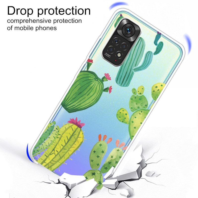 Cover Xiaomi Redmi Note 11 / 11S Cactus Dell'acquerello