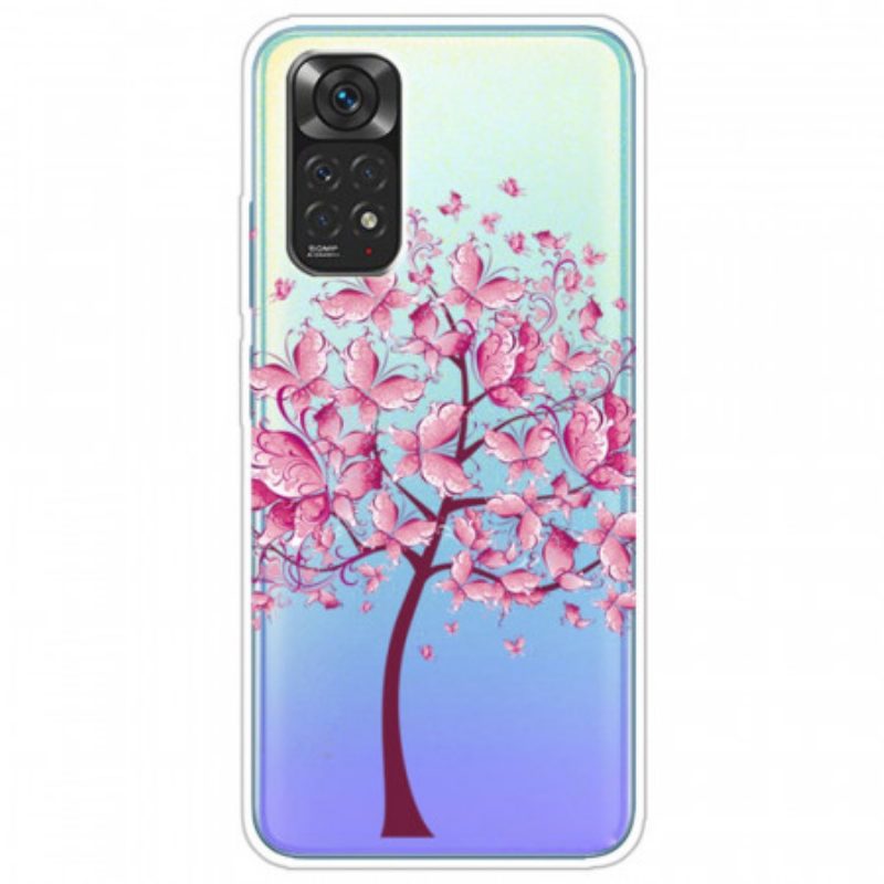 Cover Xiaomi Redmi Note 11 / 11S Cima Dell'albero Rosa