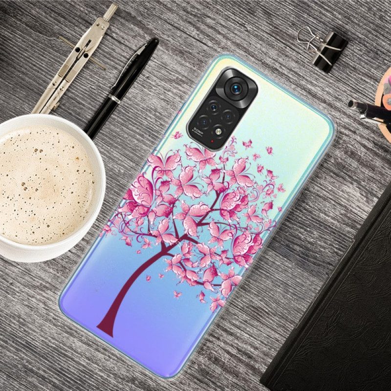 Cover Xiaomi Redmi Note 11 / 11S Cima Dell'albero Rosa