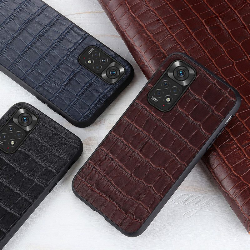 Cover Xiaomi Redmi Note 11 / 11S Effetto Pelle Di Coccodrillo