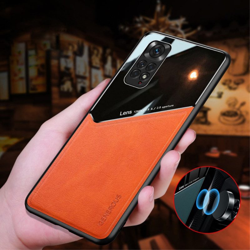 Cover Xiaomi Redmi Note 11 / 11S Effetto Pelle Magnetica