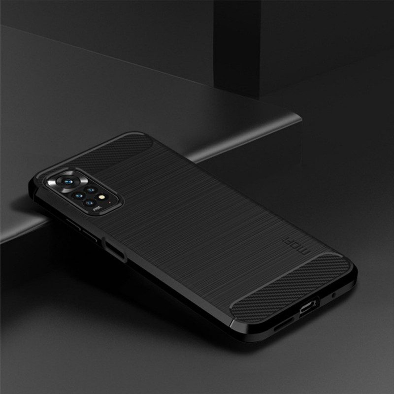 Cover Xiaomi Redmi Note 11 / 11S Fibra Di Carbonio Spazzolata Mofi