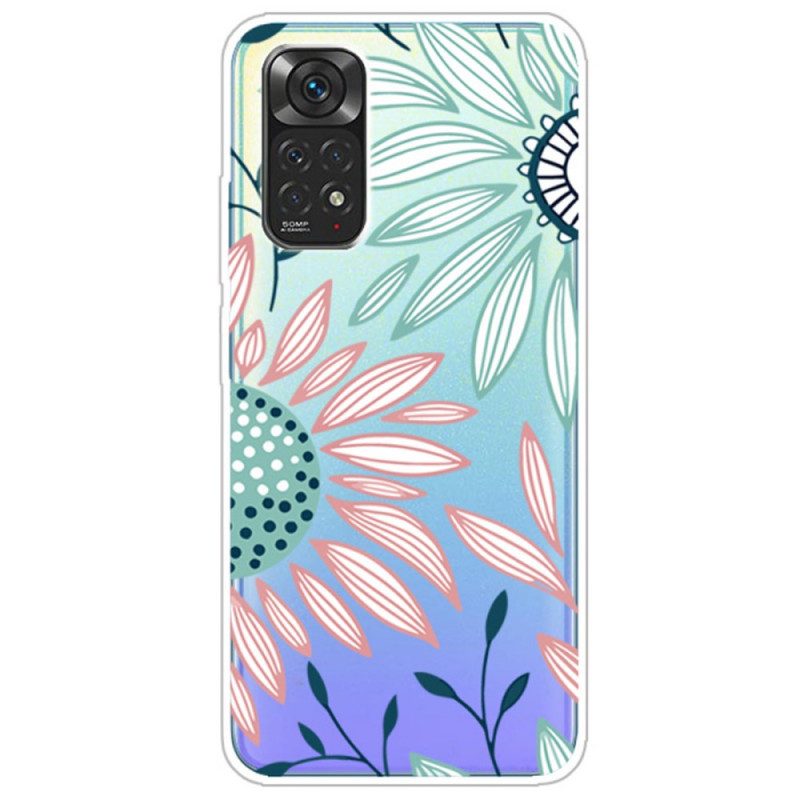 Cover Xiaomi Redmi Note 11 / 11S Fiore Senza Soluzione Di Continuità