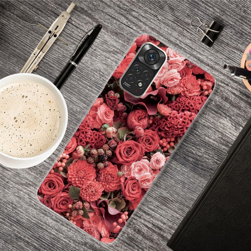 Cover Xiaomi Redmi Note 11 / 11S Fiori Intensi