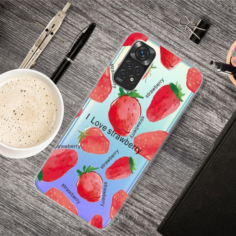 Cover Xiaomi Redmi Note 11 / 11S Fragole / Amo La Fragola