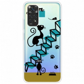 Cover Xiaomi Redmi Note 11 / 11S Gatti Divertenti